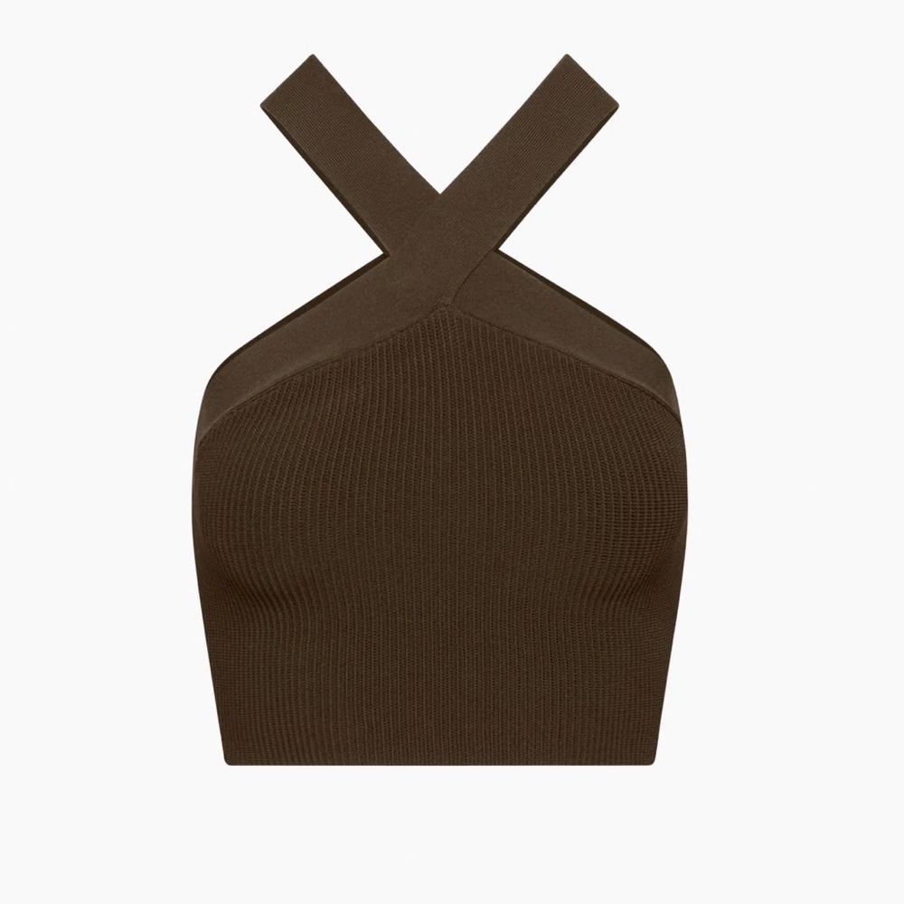 Aritzia Babaton Cross neck tank top